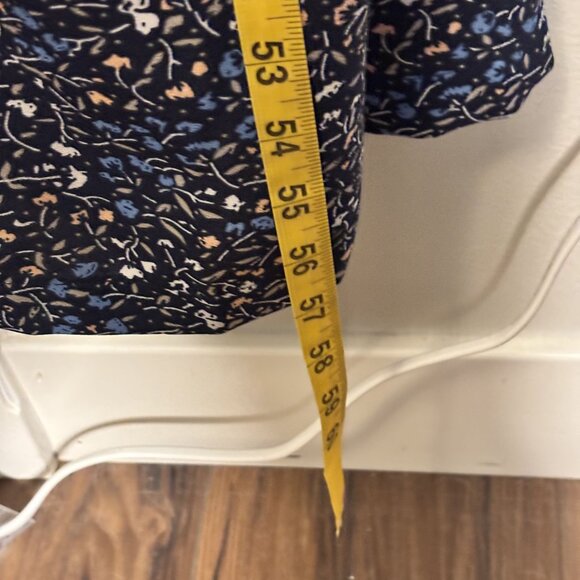 Kaffe floral Print Jumpsuit With Short Sleeves & Belted Waist Size UK 42 = US 14 - Picture 9 of 13